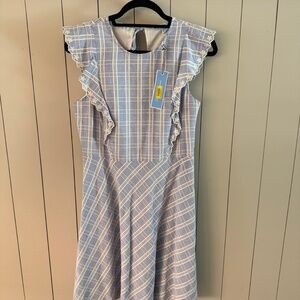 Draper James NWT Linen Eyelet Dress Size 6